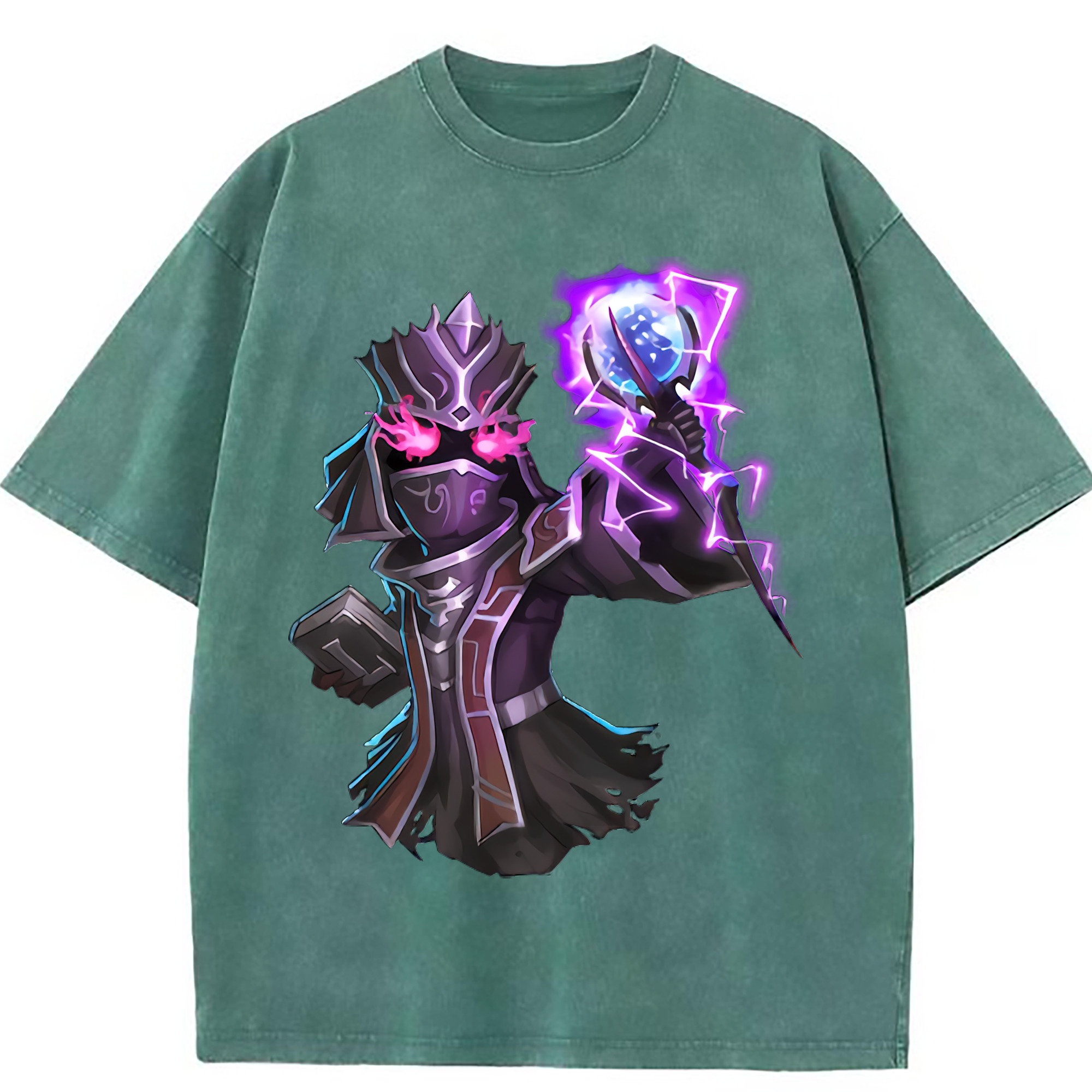 （画像用） リーグ・オブ・レジェンド League of Legends LOL 綿100% ヴィンテージ風 半袖Tシャツ（フロントプリント）
